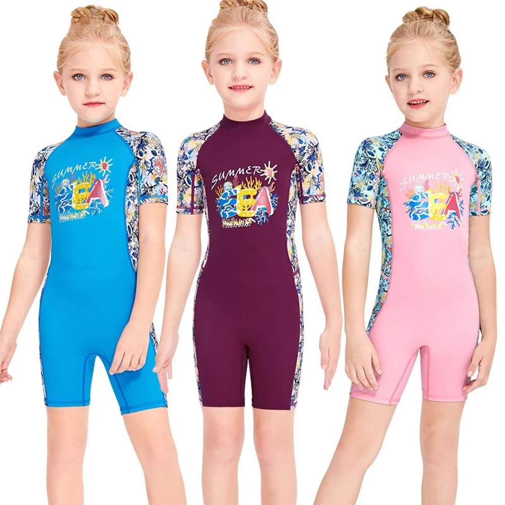 Girls Unicorn One Piece Swimsuit 0