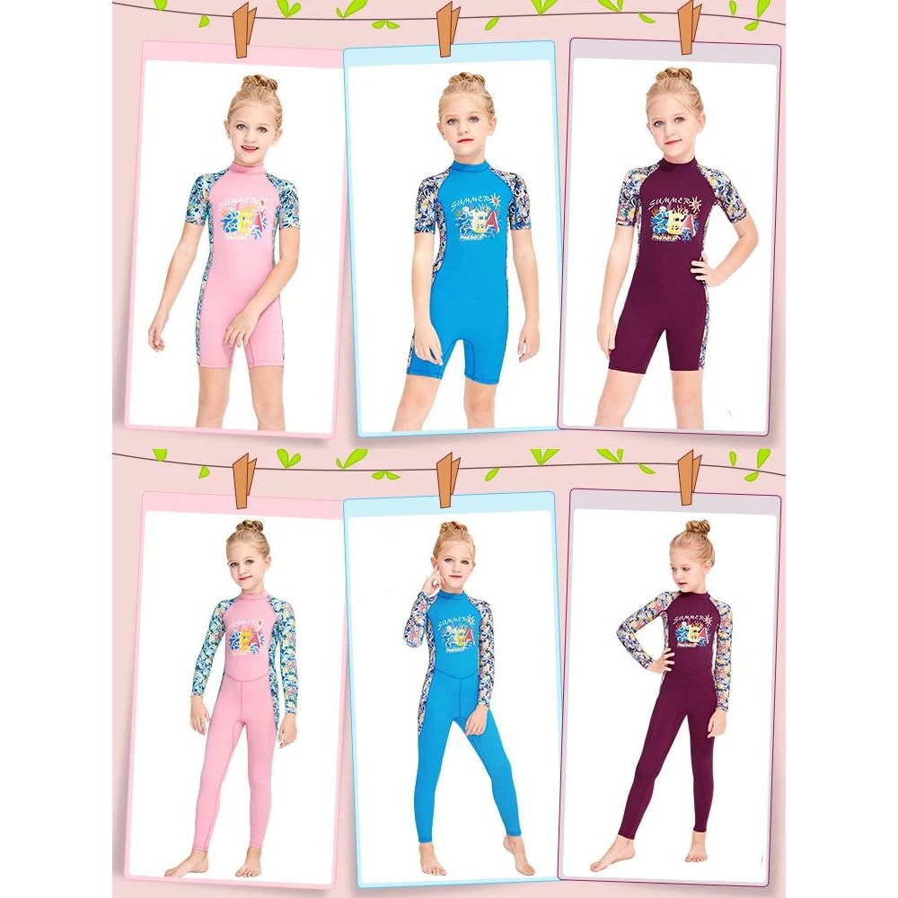 Girls Unicorn One Piece Swimsuit 5