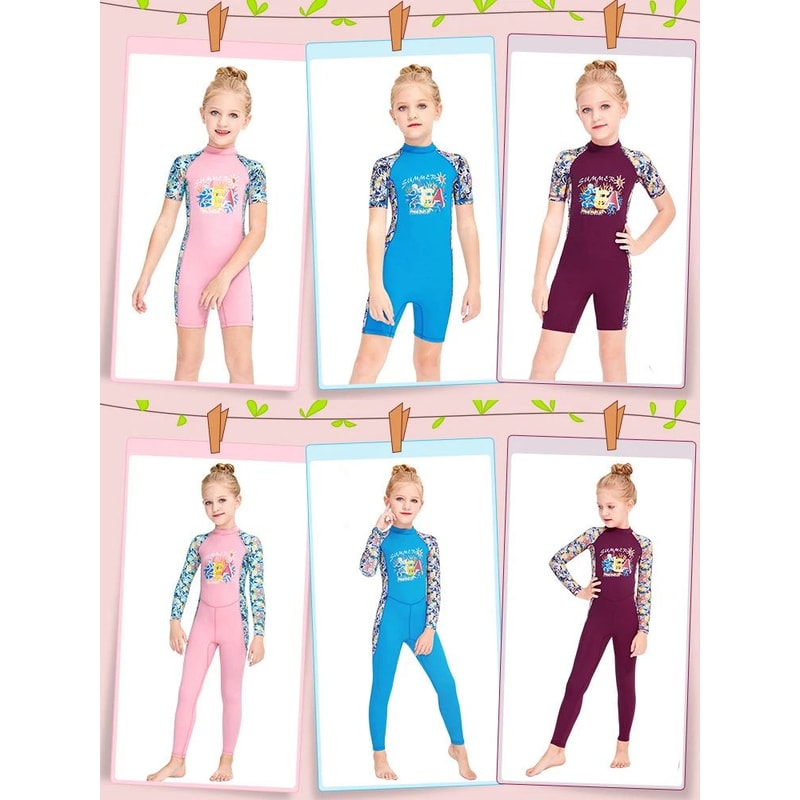 Girls Unicorn One Piece Swimsuit 5