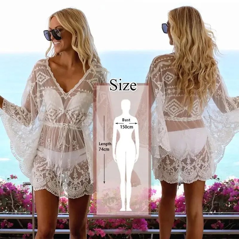Lace Beach Pareo Swim Cover Up 6