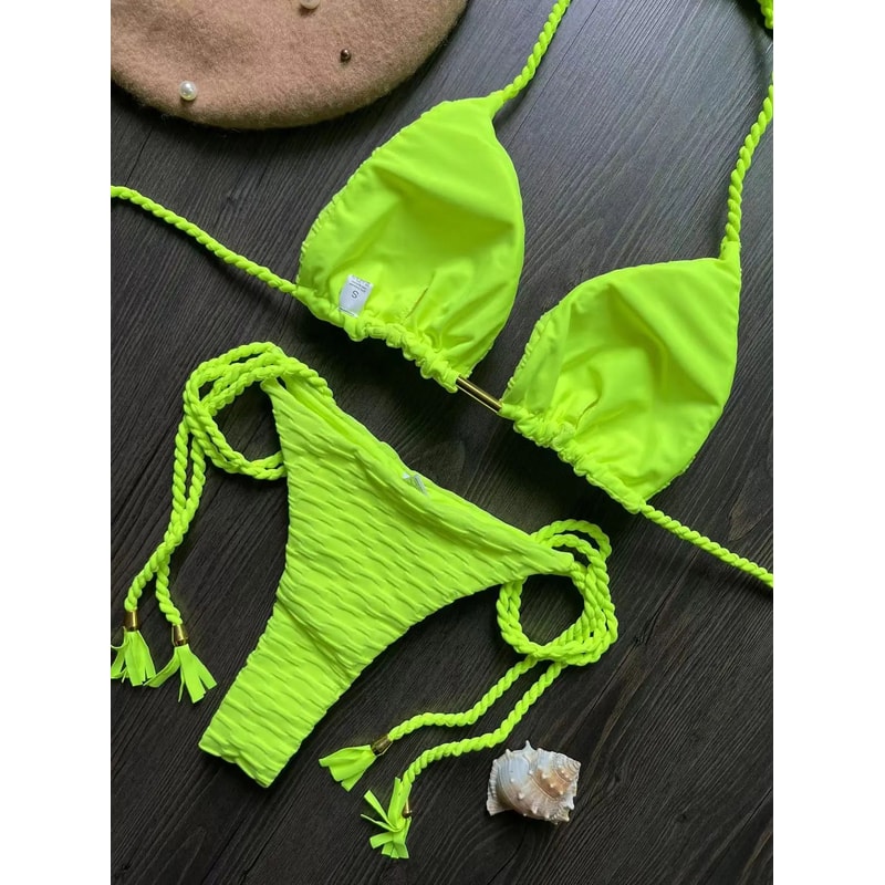 RUOTONGSEPT Push Up Brazilian Thong Bikini Set 1