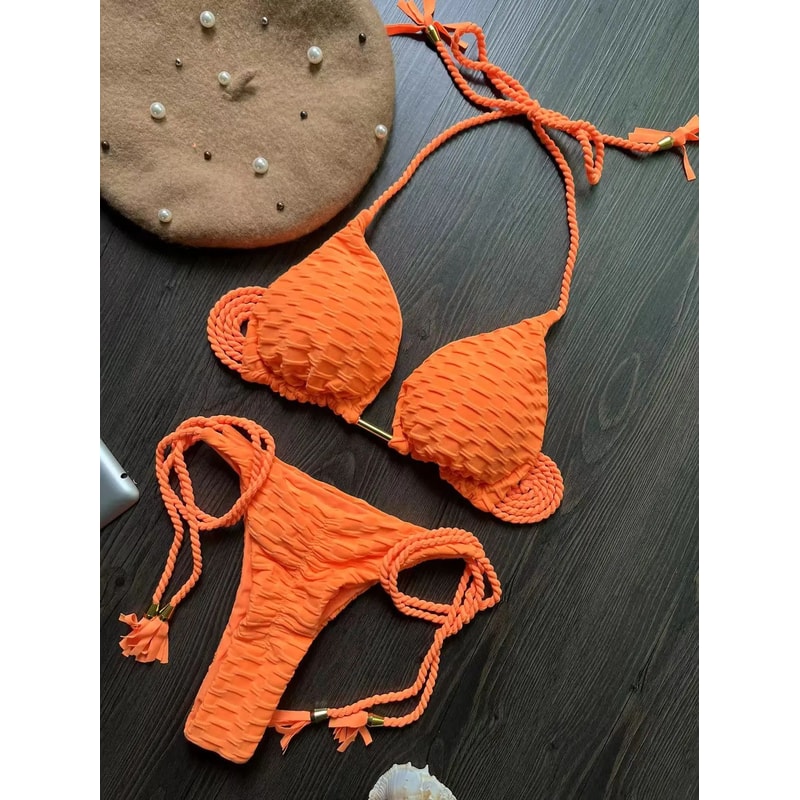 RUOTONGSEPT Push Up Brazilian Thong Bikini Set 3
