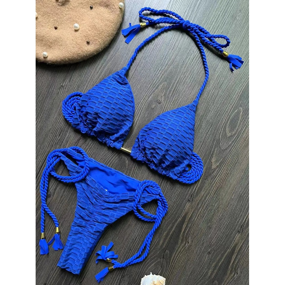 RUOTONGSEPT Push Up Brazilian Thong Bikini Set 12