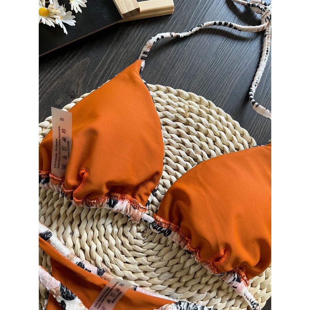 RUOTONGSEPT Leopard Push Up Thong Bikini Set 3