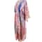 Peacock Print Belted Beach Kimono Cover Up 7