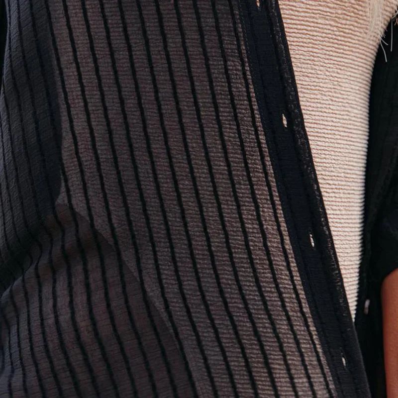 Elegant Belted Kimono Beach Cover Up 6