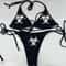 Y2K Millennium Print Thong Bikini Set 2
