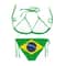 CLOOCL Brazil Flag 3D Print Bikini Set 1