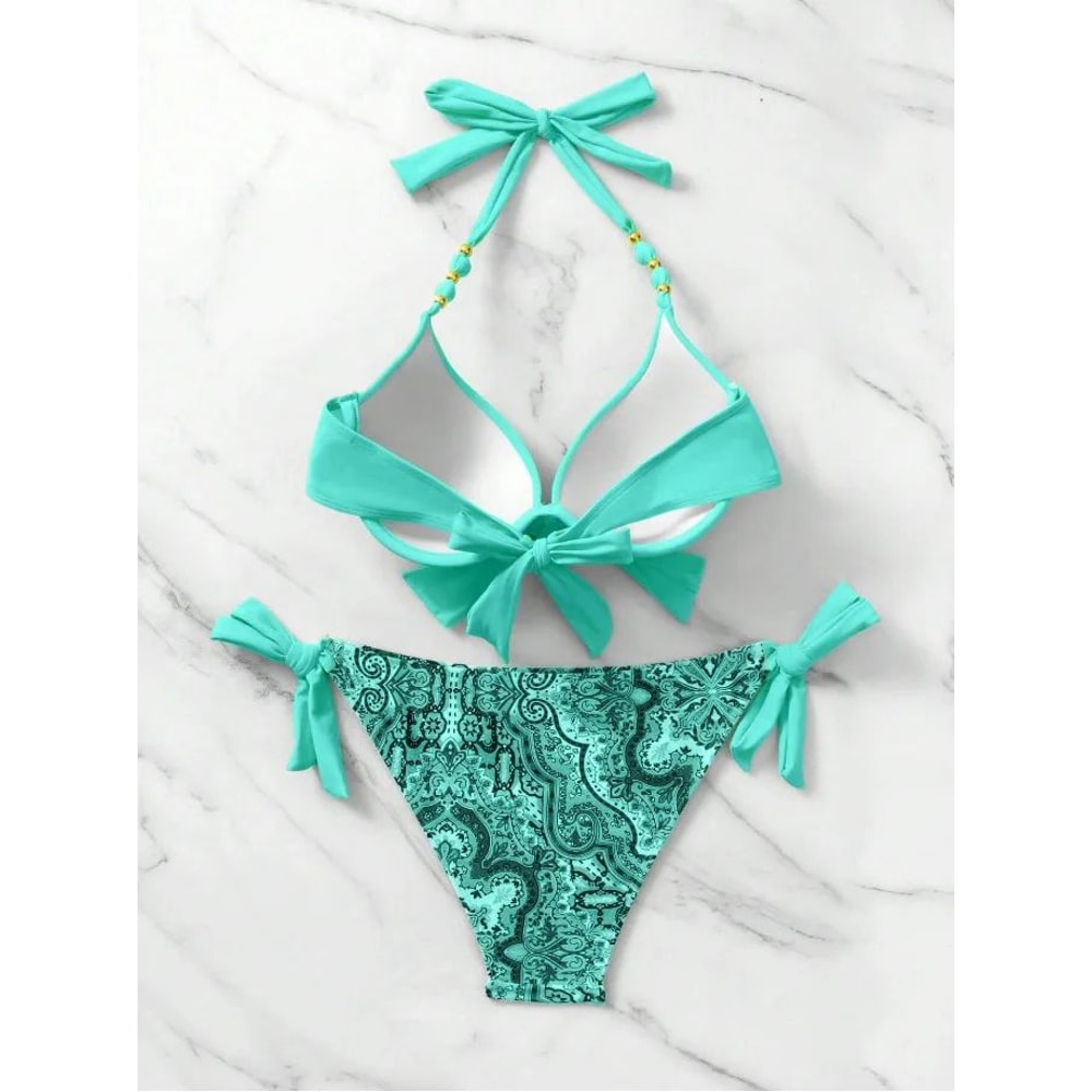 Sexy Push Up Thong Bikini Set For Women 1