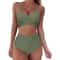 High Waisted Cross Front Bikini Set For Women 23
