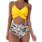 High Waisted Cross Front Bikini Set For Women 26