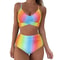 High Waisted Cross Front Bikini Set For Women 27