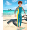 Boys One Piece Short Sleeve Swimwear Set 4