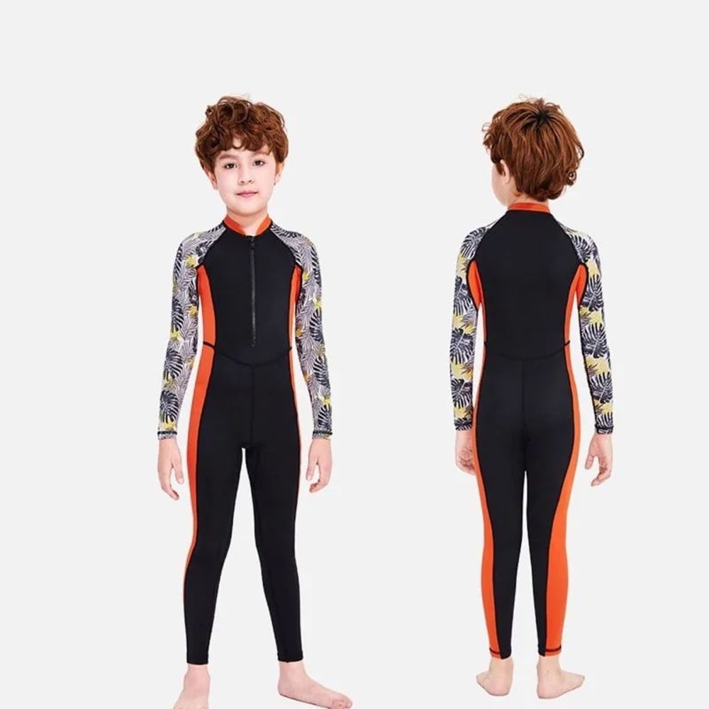 Boys One Piece Short Sleeve Swimwear Set 7