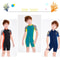 Boys One Piece Short Sleeve Swimwear Set 9