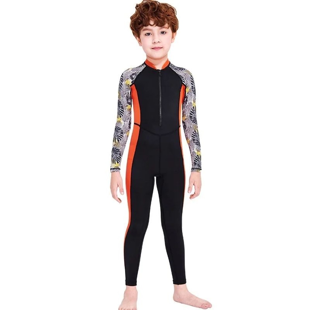 Boys One Piece Short Sleeve Swimwear Set 12