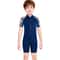 Boys One Piece Short Sleeve Swimwear Set 15