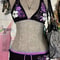 Vintage Floral Halter Bikini Set For Women 6