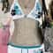 Vintage Floral Halter Bikini Set For Women 7