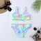 Tie Dye Girls Two Piece Bikini Set 0
