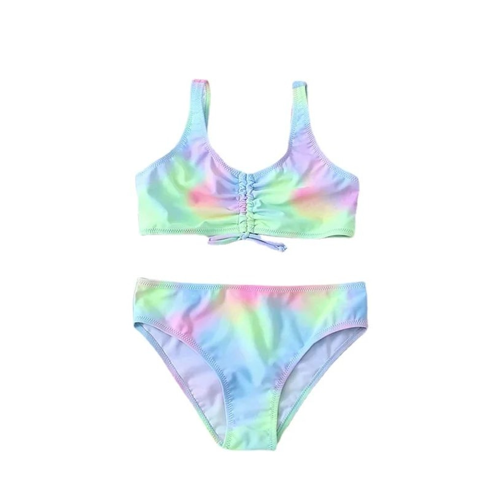 Tie Dye Girls Two Piece Bikini Set 1