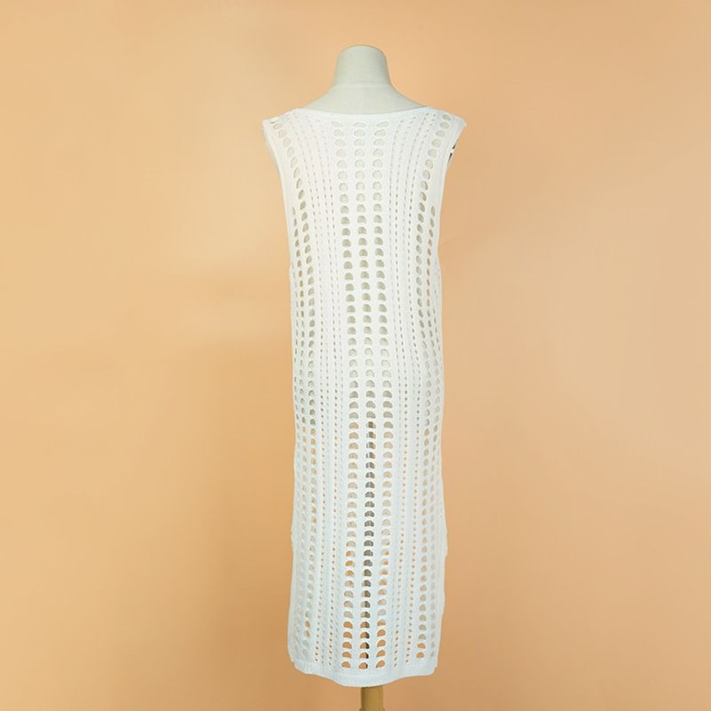 Fishnet Crochet Sarong Beach Cover Up 5
