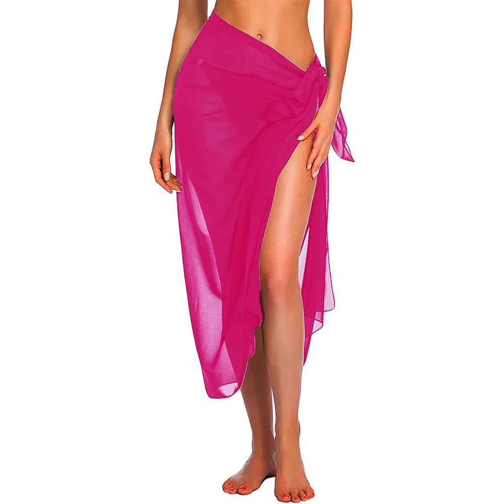 Sheer Beach Sarong Wrap Skirt For Women 11