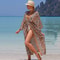 Boho Printed Long Kimono Beach Cover Up 12