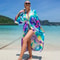 Boho Printed Long Kimono Beach Cover Up 5