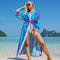 Boho Printed Long Kimono Beach Cover Up 6