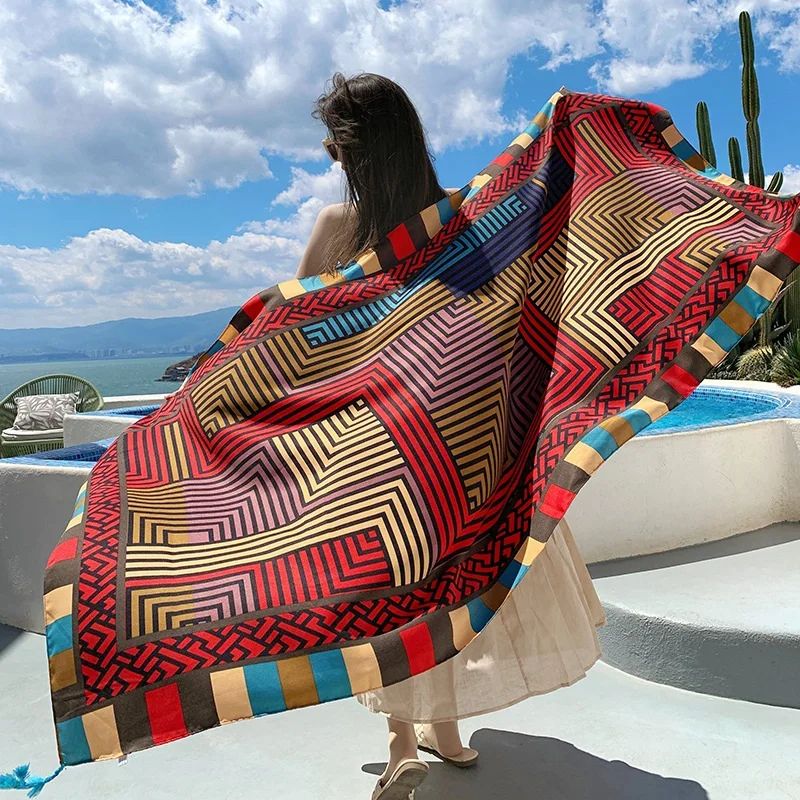 Large Beach Sarong Shawl Wrap Scarf 15