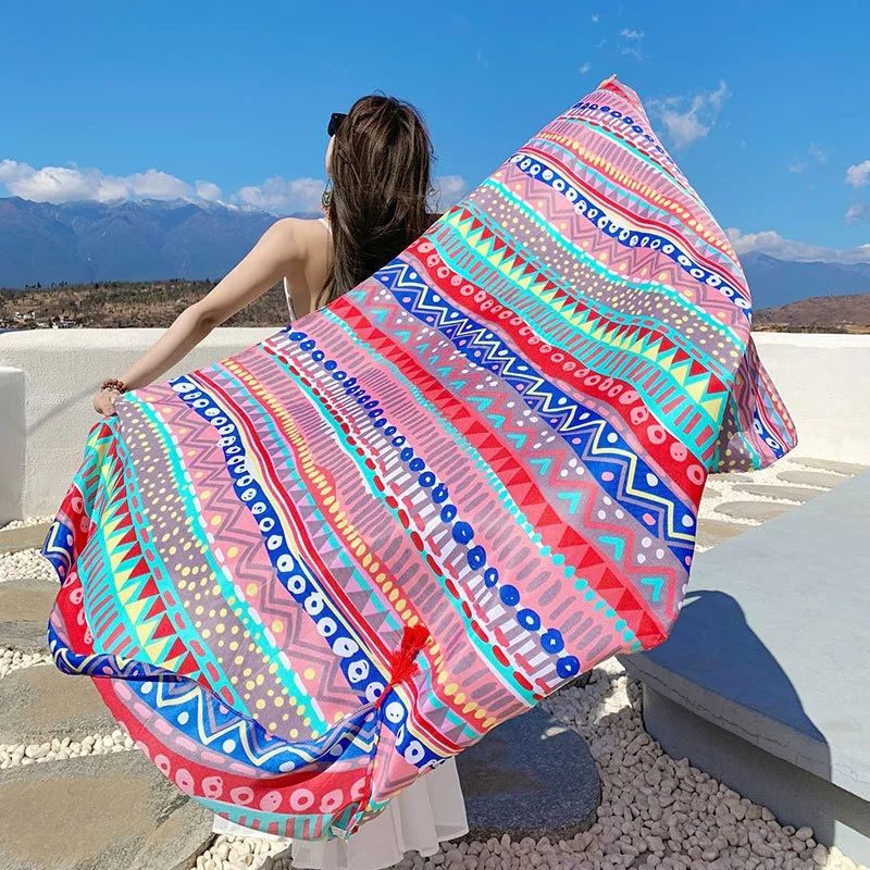 Large Beach Sarong Shawl Wrap Scarf 8