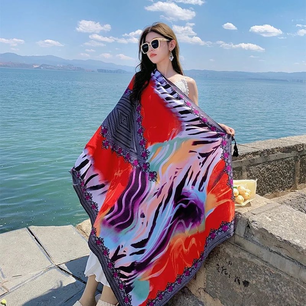 Large Beach Sarong Shawl Wrap Scarf 23