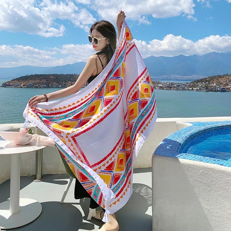Large Beach Sarong Shawl Wrap Scarf 27
