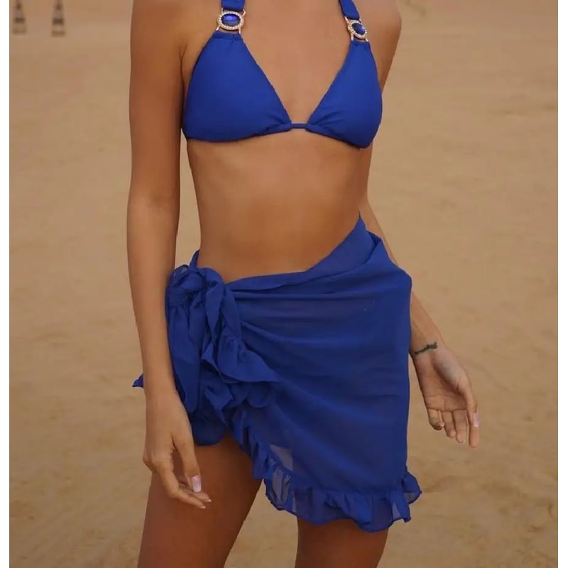 Chiffon Beach Sarong Wrap Skirt 4