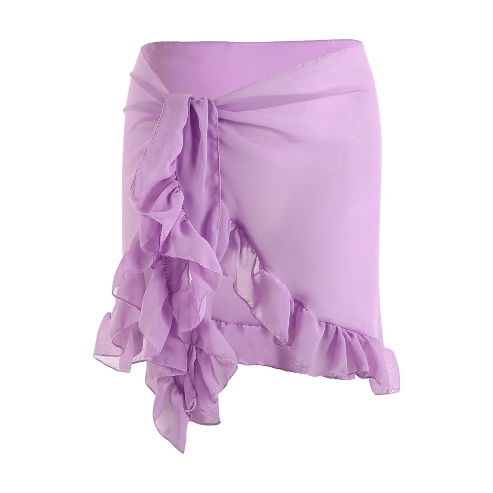 Chiffon Beach Sarong Wrap Skirt 13