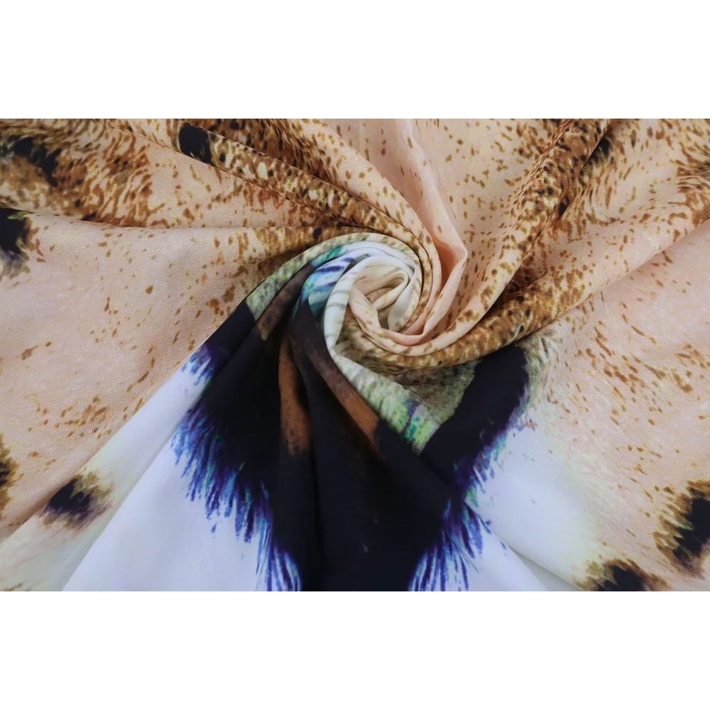 Tiger Print Long Kimono Beach Cover Up 9