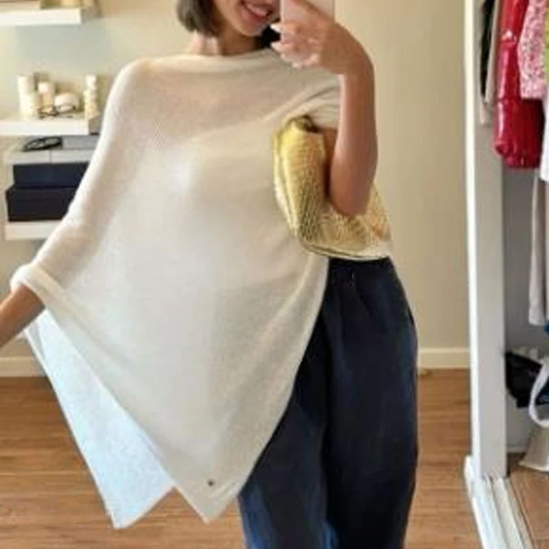 Boho Knitted Crop Top Beach Cover Up 4