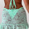 Lace Ruffle Mini Beach Cover Up Skirt 2