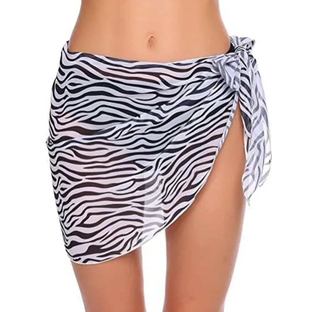 Sheer Short Sarong Beach Wrap Skirt 16