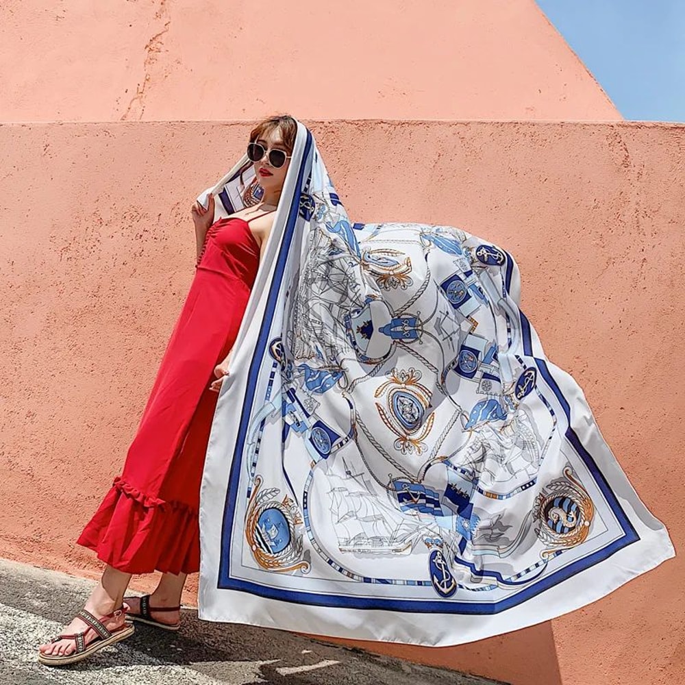 Large Beach Sarong Wrap Sun Protection 5