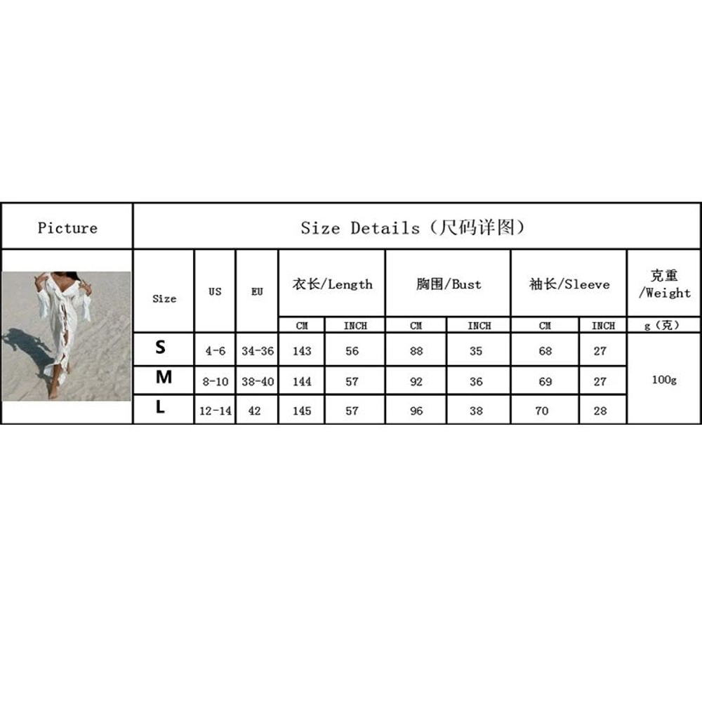 Chiffon V Neck Ruffled Beach Cover Up 5