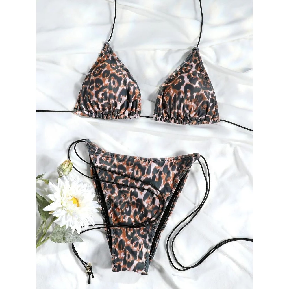 Triangle Micro Thong Bikini Set 6