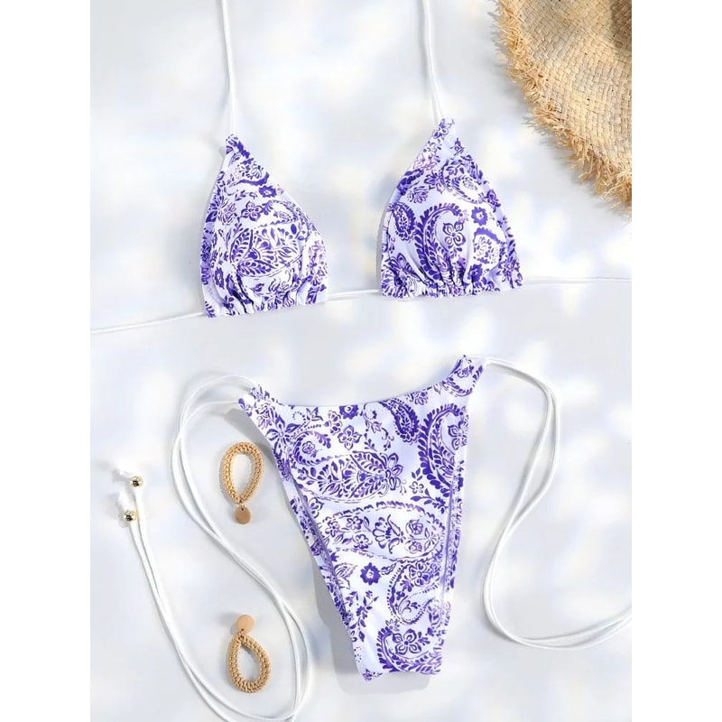 Triangle Micro Thong Bikini Set 10