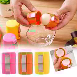handheld egg shell opener and separator tool