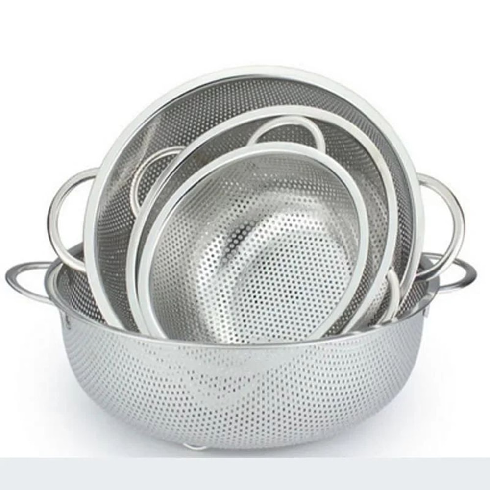 Stainless Steel Drain Basket Colander With Handle 7