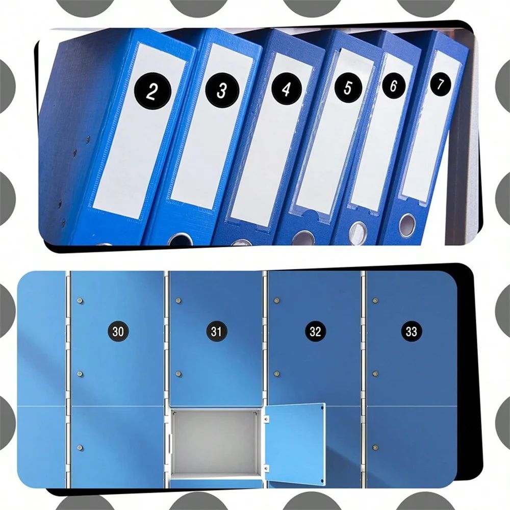 Waterproof Consecutive Number Stickers 1 To 50 5