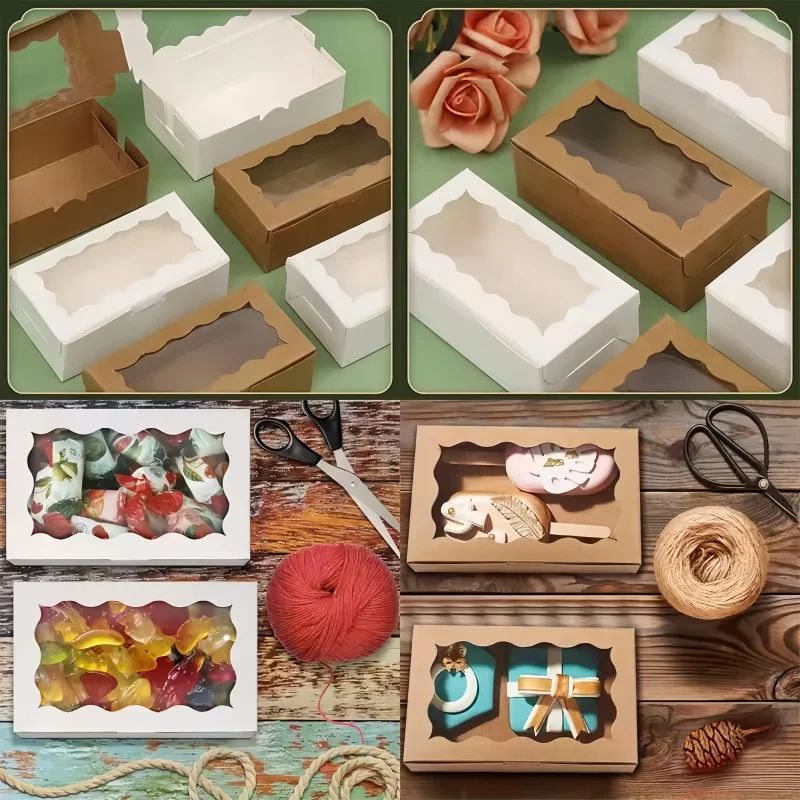 Clear Window Dessert Gift Boxes Set 3