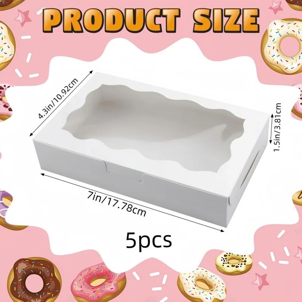 Clear Window Dessert Gift Boxes Set 6