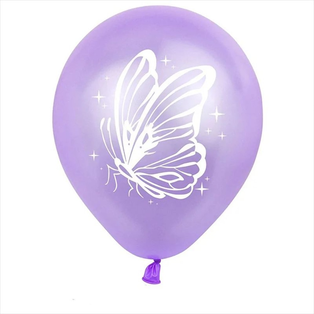 Butterfly Theme 12 Inch Latex Balloon Set 9